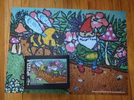 Completed Hipster Gnome puzzle