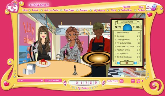 Fashion and avatar illustrations for virtual cafe online game